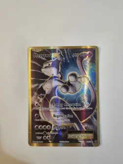 Pokemon Mewtwo EX Ultra Rare Full Art Holo 103/108 Evolutions LP Damaged!! - Image 1
