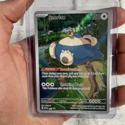 Snorlax - SVP051 SEALED 151 ETB Promo Illustration Rare Pokemon - NM/MT Pokemon - Image 1