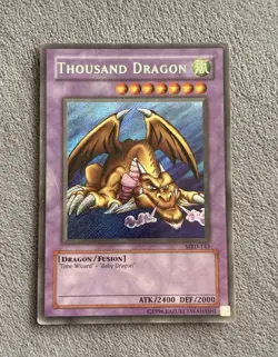 Konami Yu-Gi-Oh! CCG 3 Card Lot Demise Thousand Dragon Winged Kuriboh - Image 5