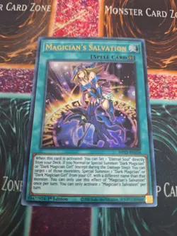 Yugioh Magician's Salvation MP21-EN256 Ultra Rare 1st Edition Near Mint - Image 1