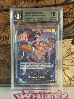 Monkey.D.Luffy (PSA Magazine) OP05-060 One Piece Promo BGS 10 - Image 1