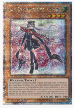 Yugioh! Sky Striker Ace Roze Quarter Century Secret Rare NM - Image 1