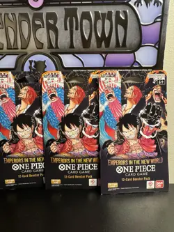 One Piece OP-09 Emperors in the New World Sleeved Booster Packs *Lot of 5* - Image 3