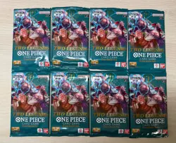 Lot Of 8 : One Piece English OP-08 Two Legends Booster Packs - Image 1