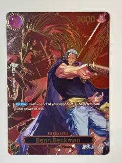 Benn.Beckman (SP) - Carrying On His Will (OP13) OP09-009 One Piece TCG - Image 1