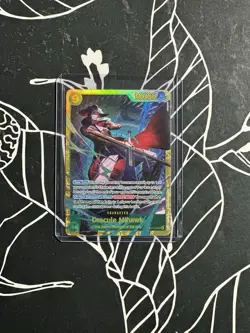 Dracule Mihawk OP14-119 SEC THE AZURE SEA'S SEVEN One Piece TCG English - Image 1
