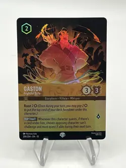 Disney Lorcana Gaston - Frightful Bully (Epic) 206/204 Whispers in the Well - Image 1
