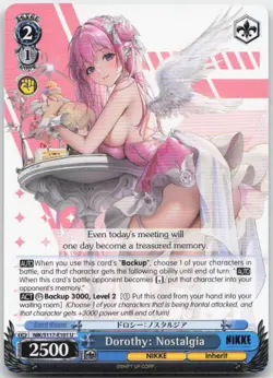 Weiss Schwarz : Dorothy: Nostalgia GODDESS OF VICTORY: NIKKE NIK/S117-E101 U - Image 1