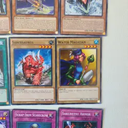 Vintage YuGiOh tcg lot of 53 cards 1996 Mix of English Japanese and Korean Cards - Image 5