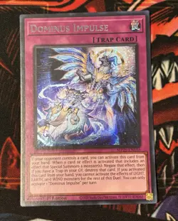 Yugioh! Dominus Impulse MP25-EN116 Prismatic Secret Rare 1st Edition NM - Image 1