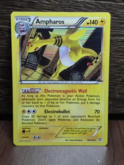Ampharos 40/124 Holo Dragons Exalted Pokemon Card TCG 2012 NM - Image 1