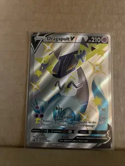 Pokemon Card Dragapult V SWSH096 Promo Shiny Full Art Shining Fates - Image 1