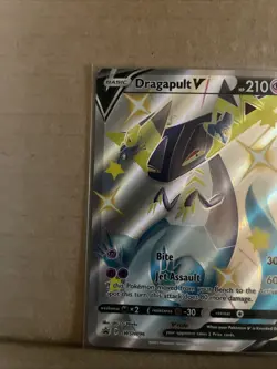 Pokemon Card Dragapult V SWSH096 Promo Shiny Full Art Shining Fates - Image 4