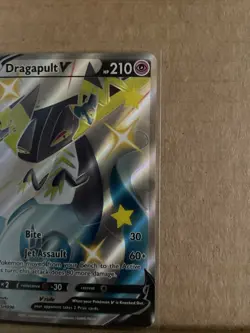 Pokemon Card Dragapult V SWSH096 Promo Shiny Full Art Shining Fates - Image 5