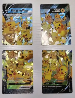 Pokemon TCG - Pikachu V-Union - SWSH139 - 142 - Celebrations Promo 4 Card Set NM - Image 1
