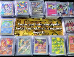 Pokemon TCG Card Lot Of 10+ Mystery Cards -Ultra Rare EX GX VMAX V OR SIR VSTAR! - Image 1