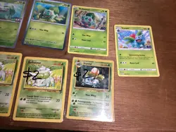 Pokemon Bulbasaur Ivysaur and Venusaur Card lot of 11 WOTC holo & Regular - Image 3