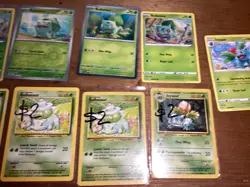 Pokemon Bulbasaur Ivysaur and Venusaur Card lot of 11 WOTC holo & Regular - Image 4
