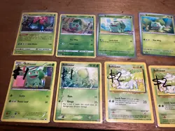 Pokemon Bulbasaur Ivysaur and Venusaur Card lot of 11 WOTC holo & Regular - Image 5
