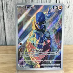 Pokemon Sawk 130/086 Sv: White Flare Holo TCG - Image 1