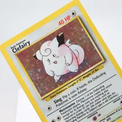 Pokemon TCG - Clefairy 5/102 Base Set Holo Rare WOTC - MP - Image 1