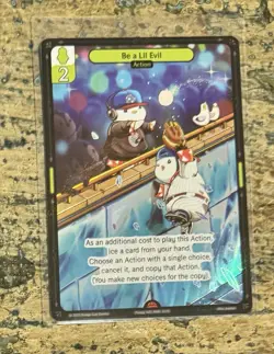Vibes TCG 2025 National NSCC Promo Card - Be A Lil Evil - Pudgy Penguins Mantel - Image 2