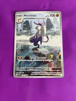 Mienshao 134/086 Sv: White Flare Holo Pokemon - NM - FREE SHIPPING - Image 1