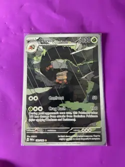 Crustle 183/182 IR Illustration Rare Holo Pokemon 2023 Paradox Rift NM - Image 1