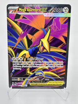 Mega Skarmory ex 106/088 Me03: Perfect Order Holo Pokemon Near Mint - Image 1