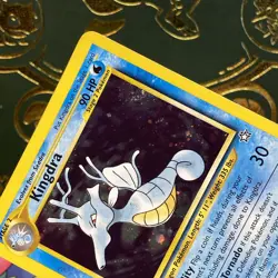 Pokemon TCG Kingdra 8/111 Neo Genesis Holo SWIRL DMG - Image 3