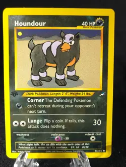 Houndour 43/105 Neo Destiny 1st EDITION Pokemon TCG WotC NM Never Played! - Image 1