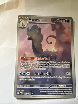 Pokemon Aurorus 092/088 POR Regular 170 HP Stage 2 Tundra Wall Freezing Chill - Image 1