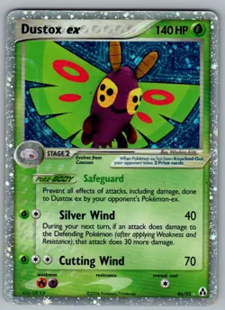 Dustox ex 86/92 Holo EX Rare Legend Maker Pokemon MP - Image 1