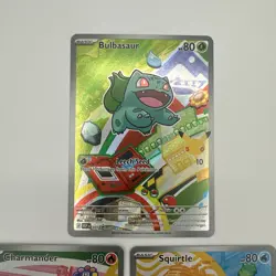 Pokemon TCG First Partner Illustration Collection Series 1 Kanto GEN 1 Starters - Image 2