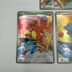 Pokemon TCG First Partner Illustration Collection Series 1 Kanto GEN 1 Starters - Image 3