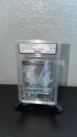 2014 Pokemon XY Phantom Forces #122 Dialga EX - AGS Graded 8.5: NM/MT+ - Image 1