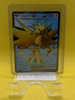 Pokemon TCG Zapdos EX Full Art Ultra Rare Holo Card 192/165 Scarlet & Violet 151 - Image 1