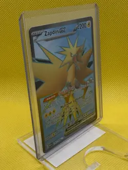 Pokemon TCG Zapdos EX Full Art Ultra Rare Holo Card 192/165 Scarlet & Violet 151 - Image 2