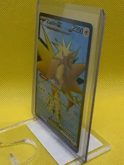 Pokemon TCG Zapdos EX Full Art Ultra Rare Holo Card 192/165 Scarlet & Violet 151 - Image 3