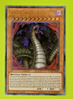 Yu-Gi-Oh Divine Serpent Geh 1st Edition Ultra Rare DUPO-EN047 Nm - Image 1