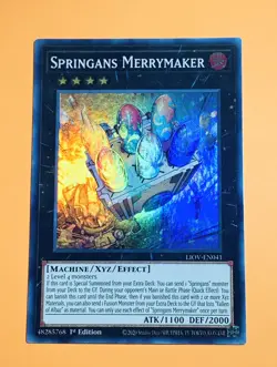 Yu-Gi-Oh! TCG Springans Merrymaker Lightning Overdrive LIOV-EN041 1st Edition... - Image 1