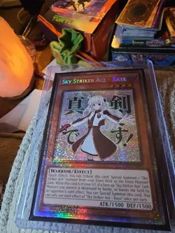 Yu-Gi-Oh Sky Striker Ace - Raye Starlight Rare Rarity Collection 5 Variant Art - Image 1