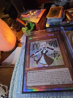 Yu-Gi-Oh Sky Striker Ace - Raye Starlight Rare Rarity Collection 5 Variant Art - Image 4