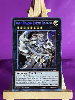 Yugioh Divine Dragon Knight Felgrand MP14-EN166 Secret Rare 1st Ed NM - Image 1