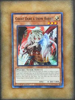 Yugioh Ghost Ogre & Snow Rabbit SDAZ-EN017 Common 1st Ed LP - Image 1
