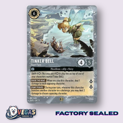 SEALED Tinker Bell - Giant Fairy 11/P3 Glimmer Foil Promo NM Disney Lorcana - Image 1