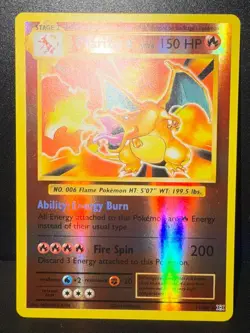 Charizard 11/108 XY Evolutions Reverse Holo Rare Base Set Art Pokemon Card - Image 2