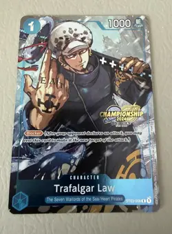 Trafalgar Law ST03-008 Championship 2024 Event Pack Promo Card ST03-00 LP - Image 1