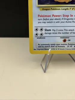 Pokemon TCG Dragonite 4/62 Fossil Holo Card Unlimited Edition Vintage - Image 5