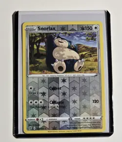 Snorlax 141/192 Reverse Holo Rare Rebel Clash Pokemon TCG Card NM/M - Image 1